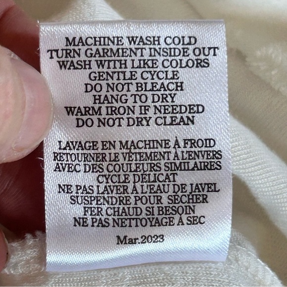 Z Supply Resort Cabo Terry Romper Size M White Swim Cover NWT - Picture 9 of 12